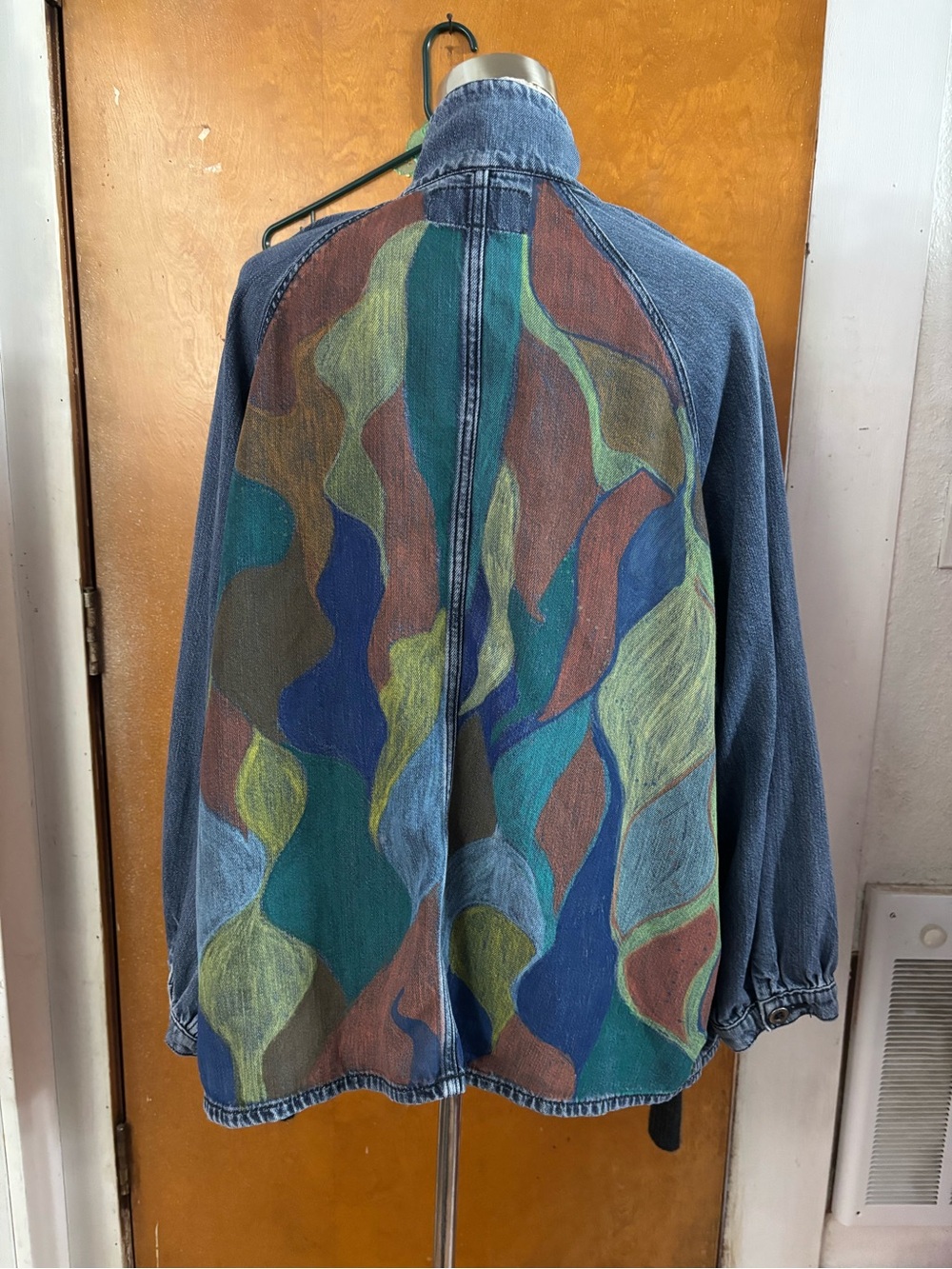 Torrid shacket. Hand painted.